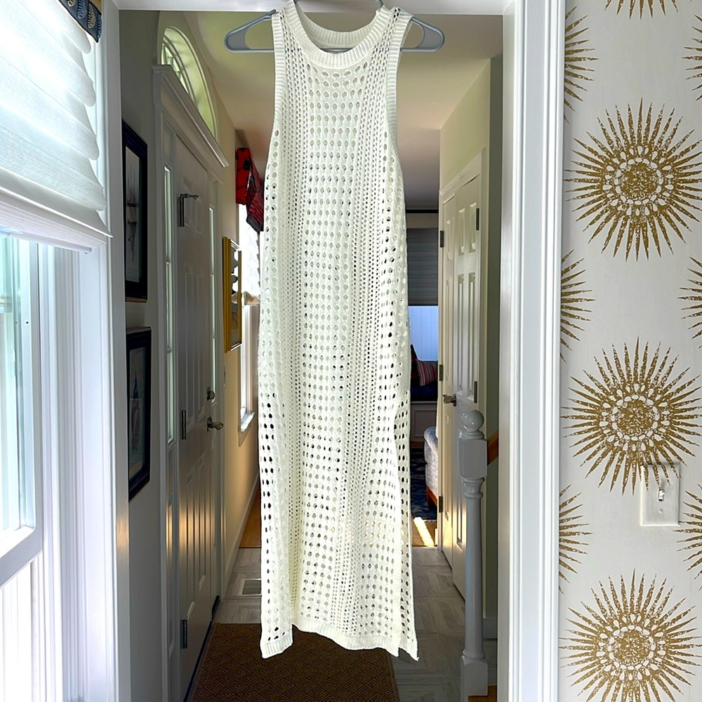 Crotchet beach cover up